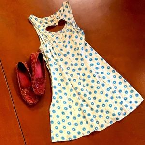 Forever21 Sleeveless Floral Polkadot Mini Dress